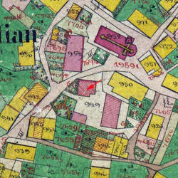 Quelle: Stadtarchiv Dornbirn, Katasterplan 1857