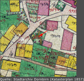 Stadtarchiv Dornbirn/Katasterplan 1857