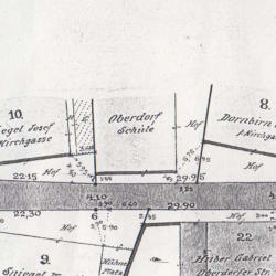 Quelle: Stadtarchiv Dornbirn, Katasterplan 1857/Urmappe