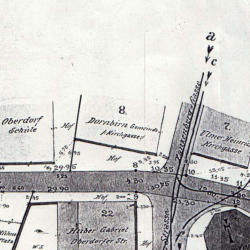 Quelle: Stadtarchiv Dornbirn, Wasserplanausschnitt von 1885