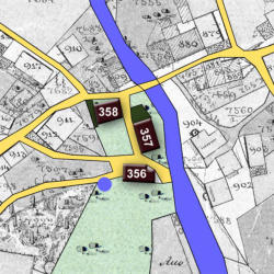 Quelle: Stadtarchiv Dornbirn, Katasterplan 1857